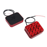 3 x RAW Customer Returns Eacalyc 2 LED rear fog lights for trailers Red rear fog light universal for trailers caravans trucks - RRP €63.51