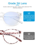 1 x RAW Customer Returns CNLO Blue Light Filter Glasses, Computer Glasses, Reduce Eye Strain, Lightweight Frame, Men Women - RRP €22.99