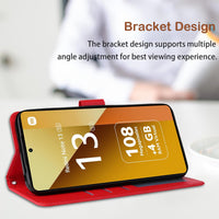 1 x RAW Customer Returns Ysjisy Case for Xiaomi Redmi Note 13 5G Not for 4G with 1 Piece Screen Protector, PU Leather Shockproof Flip Phone Case, Stand Function and Card Slot Protective Case Red  - RRP €21.6