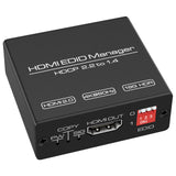 1 x RAW Customer Returns HDMI EDID Manager 4k Prophecy Emulator 8 EDID Mode EDID Copier Programmable Gains Equalized 4k 60Hz HDMI 2.0b Signal HDCP2.2 18Gbps HDR YUV 4 4 4 cec - RRP €40.33