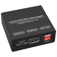 1 x RAW Customer Returns HDMI EDID Manager 4k Prophecy Emulator 8 EDID Mode EDID Copier Programmable Gains Equalized 4k 60Hz HDMI 2.0b Signal HDCP2.2 18Gbps HDR YUV 4 4 4 cec - RRP €49.99