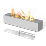 1 x RAW Customer Returns Onlyfire bioethanol table fireplace with extinguishing aid, table fire for indoor outdoor, rectangular, concrete room fireplace, portable table fire pit for balcony garden dining table room decoration - RRP €82.2