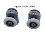 1 x RAW Customer Returns KEABATH 8Pcs Shower Door Rollers, Glass Shower Rollers for Shower, Single Wheel Pulleys, 25mm Wheels for Shower Enclosure, Shower Screen, Shower Screen Replacement Parts - RRP €21.6