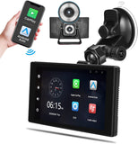 1 x RAW Customer Returns Hikity Wireless Carplay Android Auto Portable Car Radio, 5 Touchscreen Car Radio Dashcam Car with 4K Front Camera, Voice Control, Loop Recording, Bluetooth Hands-Free FM Transmitter - RRP €80.66