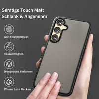 1 x Brand New GUtttGU 5 in 1 Set Cell Phone Case Compatible with Samsung S24 Plus Case Matte 1x S24 Plus Protective Case with 2 Screen Protector Tempered Glass and 2 Camera Protective Film for Samsung Galaxy S24 Plus 6.7 Black - RRP €21.6