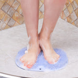 3 x Brand New Foot Scrubber Mat Shower Scrubber, Shower Foot Wash Massager with Non-Slip Suction Cups, Shower Massage Pad Foot Brush for Cleansing, Exfoliating, Blood Circulation - RRP €79.2