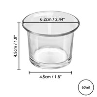 1 x RAW Customer Returns Belle Vous Votive Candle Holders 12 pcs - Transparent Glass Tealight Holders, Candle Holders for Tealights - Each 4.5 x 4.5 cm - Lantern Glass Candle Glasses for Wedding, Party, Home Accessory, Table Decoration - RRP €18.49