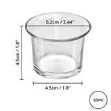 1 x RAW Customer Returns Belle Vous Votive Candle Holders 12 pcs - Transparent Glass Tealight Holders, Candle Holders for Tealights - Each 4.5 x 4.5 cm - Lantern Glass Candle Glasses for Wedding, Party, Home Accessory, Table Decoration - RRP €18.49