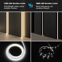 1 x RAW Customer Returns Eruibos Van 10m COB LED Strip Light PVC Waterproof Flexible 2x5m 24V Cuttable for Bedroom Kitchen Office Party DIY Lighting Decoration Projects - RRP €29.99