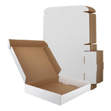 1 x RAW Customer Returns RLAVBL Pack of 25 white shipping boxes measuring 13 x 10 x 2 for shipping toys and gifts - RRP €30.24