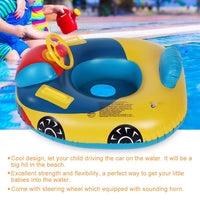 3 x Brand New iEasey Baby Swimming Ring Inflatable Pool Float Children s Boat Swimming Training Steering Wheel Toys for Children Age 1-5 - RRP €50.97