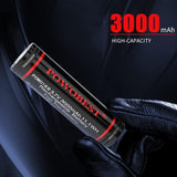 1 x RAW Customer Returns 3000mAh Rechargeable NiMH Battery, POWO18B 3.7V NiMH Battery With Battery Protection Box, NO 1818-666-888B Battery, Perfect for Flashlight, Camera, Doorbell, Product Patent Number 015037694-0001 Pack of 4  - RRP €27.22