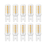 1 x RAW Customer Returns Vlio G9 LED lamp, warm white 3000K, 5W G9 LED bulb, 400 lumens, no flickering, not dimmable, G9 light bulb, LED bulb G9 replaces 40W G9 halogen lamp, pack of 10 - RRP €18.14