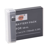 1 x RAW Customer Returns DSTE 2 x NB-6L replacement battery dual USB charger with LCD display compatible for NB-6LH and Canon PowerShot X500, SD3500, SD4000, is SX275, SX510, SX600, SX610, SX710, HS D10, D20, ELPH 500 HS - RRP €18.68