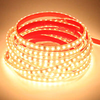 1 x RAW Customer Returns pcning LED Strip 5M Super bright IP67 Waterproof Strip with Switch, 230 Volt LED Strip Warm white 5 meters 5, Warm white  - RRP €44.36