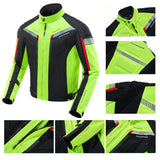 1 x RAW Customer Returns Zyxformis Motorcycle Jacket, Windproof Waterproof Motorcycle Jacket Protective Armor for Men Summer Winter - RRP €99.41