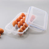 1 x RAW Customer Returns Lock Lock Egg Multifunctional Transport Box for 18 Eggs, Transparent Blue - RRP €14.72