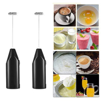 12 x Brand New 2 Electric milk frother. 2 Small milk mixer to make foam. Pack of 2 units of mini small electric milk frother for coffee, matcha tea or colacao with electric whisk. - RRP €152.64