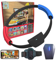 1 x Brand New PowerLead Fun Fitness Gaming Set Interactive sports game with app - includes fitness ring for play and adjustable sensor leg bands for all ages - RRP €20.4