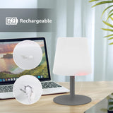 1 x RAW Customer Returns LED battery outdoor table lamp LED wireless table lamp dimmable portable warm white warm yellow dinner light for outside garden bedroom camping living room and bedroom table hotel - RRP €33.99