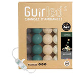 1 x RAW Customer Returns GuirLED - LED cotton balls fairy lights USB - Baby night light 2h - Dual USB 2A power supply included - 3 intensities - 24 balls 2.4m - Sauvage - RRP €34.99