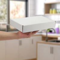 1 x RAW Customer Returns HORLIMER 25 pieces shipping box small cardboard box, 178 x 127 x 51 mm packaging boxes with lid for goods shipment, gift box, folding box, postal box white  - RRP €24.99