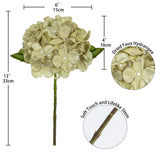 1 x RAW Customer Returns Briful 3 PCS Artificial Hydrangeas Artificial Flowers Like Real Bouquets for Wedding Home Hotel Flower Arrangement, Height 23 cm - RRP €15.99