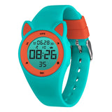 1 x RAW Customer Returns BEN NEVIS Digital Children s Watch Boys Sports Outdoor Waterproof Wristwatch with LED Light, 2 Alarm Clocks, Stopwatch, Date, Fitness Tracker Watch with Pedometer, Distance Silicone Strap Black Green Orange - RRP €24.99