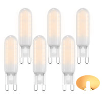 1 x RAW Customer Returns G9 LED Light Bulbs, 5W Warm White 3000K 500LM G9 LED Bulb 220-240V, Equivalent to 50W Halogen Lamp, Not Dimmable, 6PCS - RRP €17.99