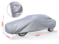 1 x RAW Customer Returns Outdoor car cover, waterproof winter cover, scratch and hail resistant saloon L 480 x 175 x 120 cm . - RRP €22.48