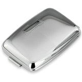 1 x RAW Customer Returns Silver jug pill box with engraving field 2 compartments 7x4.5x2 cm silver plated in premium workmanship - RRP €20.9