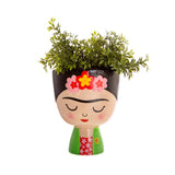 1 x RAW Customer Returns Sass Belle XDC337 Frida Kahlo Flowerpot - RRP €18.16