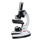 1 x RAW Customer Returns Amscope FBA M30-ABS-KT1-W Organic Microscope Set for Children with 48-Piece Metal Arm, 120x-240x-300x-480x-600x-1200x, White, 33cm x 15.2cm x 22.9cm - RRP €41.99