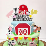 4 x Brand New HGSHUO Farm Cake Decoration Birthday Cake Decoration Animals Cake Topper Happy Birthday Cupcake Topper Children s Birthday Cake Decoration Jungle Party Birthday Decoration Horses Cake Decoration - RRP €52.28