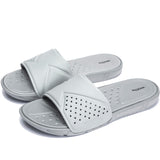 1 x Brand New Unisex bathing slippers, lightweight sandals with open toes, comfortable summer bathing slippers for leisure, sports, fitness, gray 38 - RRP €20.1