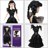 25 x Brand New FOXMM Dolls, Mona Dolls, Mona Family Gothic Doll, Cosplay Gothic Party Decoration, Toys for Children Ages 3 and Up. Black1  - RRP €474.5