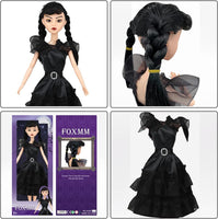 17 x Brand New FOXMM Dolls, Mona Dolls, Mona Family Gothic Doll, Cosplay Gothic Party Decoration, Toys for Children Ages 3 and Up. Black1  - RRP €284.24