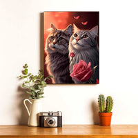 1 x Brand New Reofrey 5D Diamond Painting Accessories Cat, DIY Full Drill Animal Diamond Painting Pictures Set Diamond Painting Full Drill, Cross Stitch Adult Embroidery Crystal Rhinestone Photo Craft For Home 30X40cm - RRP €6.04