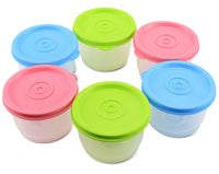 1 x RAW Customer Returns GMMG Food Storage Containers with Lid Pack of 6 Salad Dressing Containers Mini Can Sauce Container Food Container Set for Microwave Freezer Safe 160 ml  - RRP €10.99