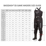 1 x RAW Customer Returns Bassdash 3D Fishing Waders Wader Ultra High Strength Black Checkered Nylon PVC Fishing Hunting Waders for Men - RRP €141.16