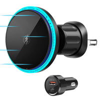 83 x Brand New WELESS Magnetic Wireless Car Charger with QC3.0, Fast Charging, Auto Alignment, Heat Dissipation, Compatible for iPhone 15 14 13 12 - RRP €815.89