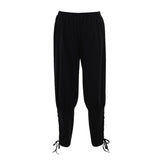 1 x RAW Customer Returns Double Villages Unisex Renaissance Pants Trousers Medieval Viking Pants Men s Viking Pants Costume as3, Alpha, M, Regular, Regular, Black  - RRP €24.36