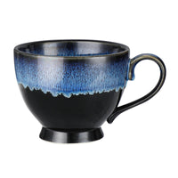 1 x RAW Customer Returns TELANKS Large Breakfast Mug, Large Latte Mug for Breakfast, Tea Cup 500 ml, Porcelain Coffee Mug, Coffee and Tea Cups, Suitable for Breakfast and Afternoon Tea Ocean Blue  - RRP €16.02