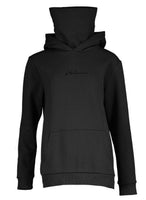 1 x RAW Customer Returns TrendiMax Women s Hoodie Long Sleeve Sweatshirt Winter Pullover High Collar Sweat Jacket Hooded Jumper Black L - RRP €39.13