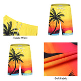 1 x RAW Customer Returns iCKER men s shorts, swimming trunks, beach shorts, beach shorts, board shorts, quick-drying for summer - RRP €22.18