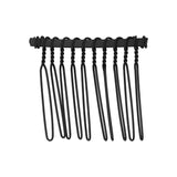 1 x Brand New VOCOSTE 12 Pieces Anti Slip Hair Side Combs Accessories Metal Black 1.6  - RRP €18.0