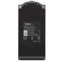 1 x RAW Customer Returns Batterytec replacement battery for Dyson V10 SV12 Absolute V10 Cyclone V10 motor head, V10 battery 25.2 V 2500 mAh - RRP €40.32