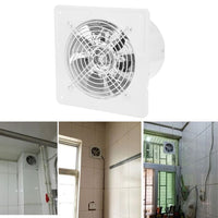 1 x RAW Customer Returns 40W Exhaust Fan Wall Mounted Exhaust Fan Quiet Exhaust Fan for Bathroom and Home Kitchen Garage Ventilation Cream White Hole Diameter Approx. 150 mm - RRP €40.26