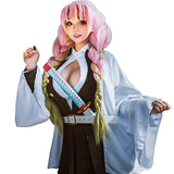 1 x RAW Customer Returns CR ROLECOS Mitsuri Kanroji Cosplay Costume Anime demon slayer cosplay mitsuri kimono Full Set XXL - RRP €68.05