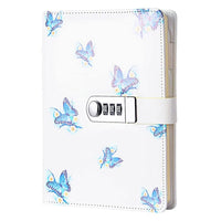 1 x RAW Customer Returns NectaRoy PU Leather Combination Lock Diary Writing Organizer, Constellation Password Diary Notepad, Combination Lock Notebook with Card Slots and Pen Holder, Size 215x150mm - RRP €16.8